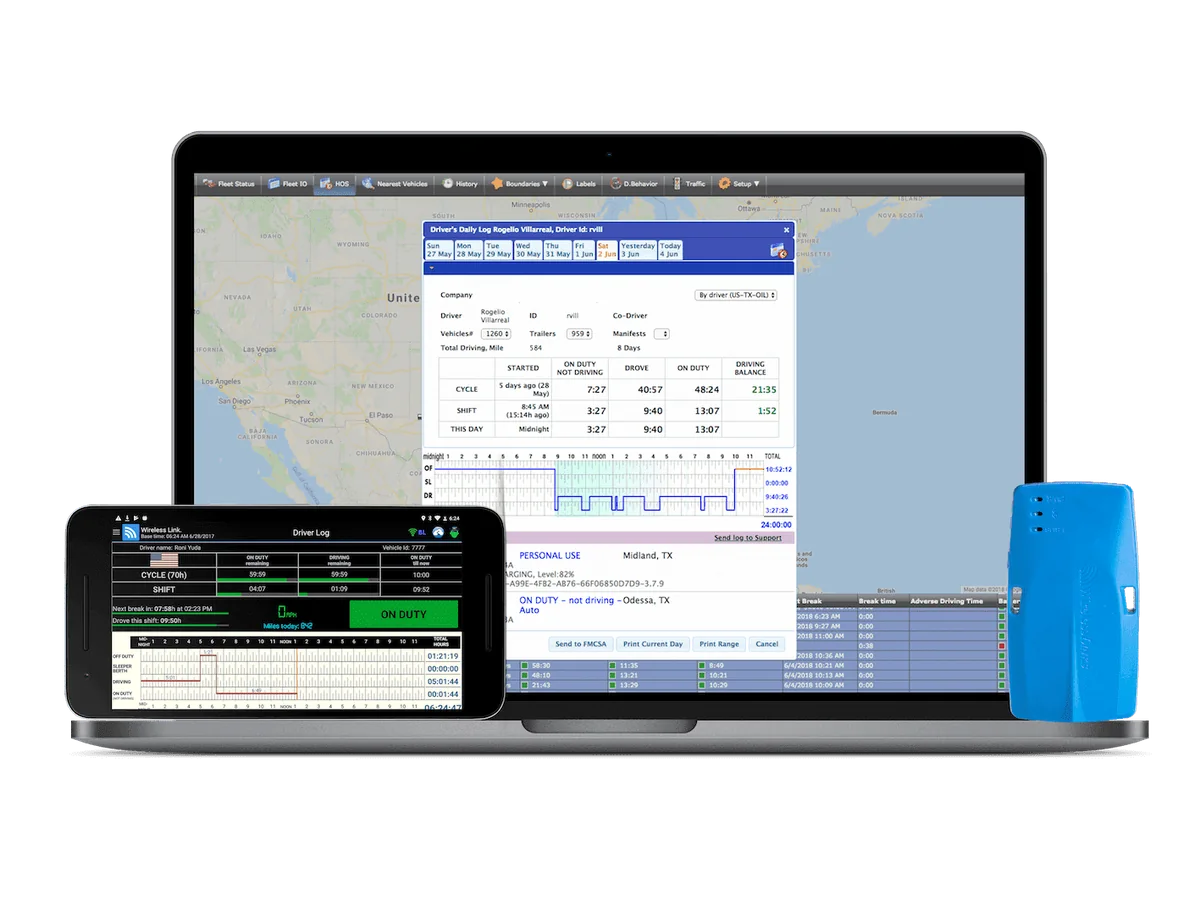Electronic Logbook for Truckers