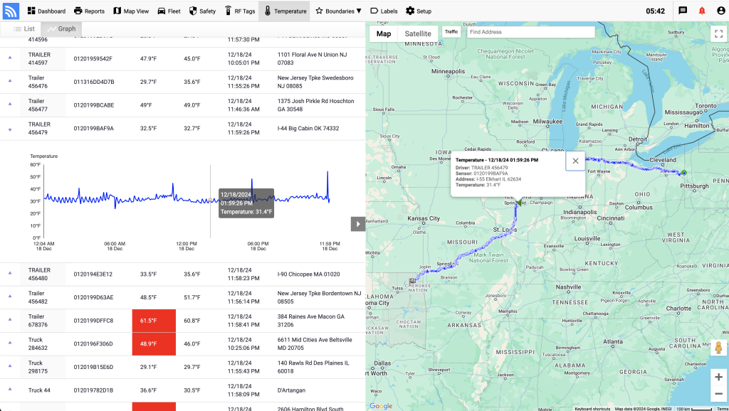 How does a reefer monitoring system improve productivity