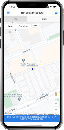 Aplicación de seguimiento de autobuses escolares ParentLink para padres