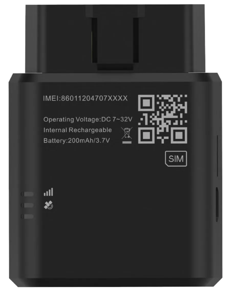 Rastreador de vehículos Piccolo Mini OBD Plug & Play | Enlaces inalámbricos